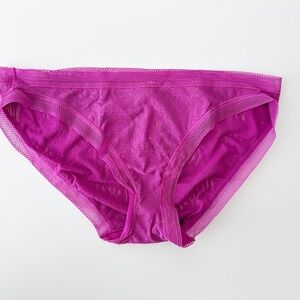 Soma Bikini Panty With Stretch Lace NWT in Orchid size M